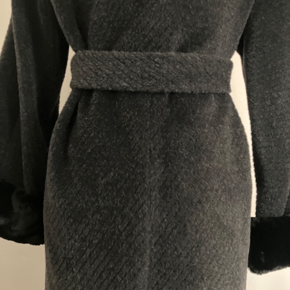 Giuliana Teso Mohair full-length coat - Picture 5 of 16